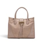 Bolso Tote Mediano Suede Hispanitas