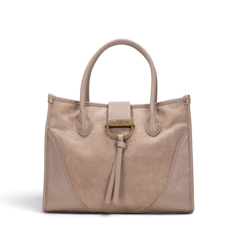 BI265022-C003_1 Bolso Tote Mediano Suede Hispanitas - Imagen 1