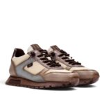 Sneakers Oregon Beige Oscuro Gris Hispanitas - Imagen 2